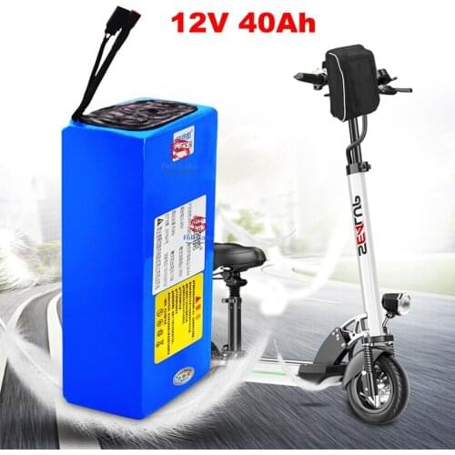 12v high capacity lifepo4 battery 12v 40ah lifepo4 electric bicycle battery pack 40ah for laptop electric bike + 3A charger