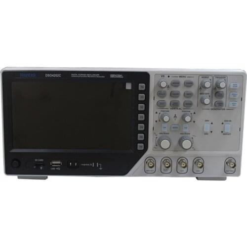 Hantek DSO4202C Digital Multimeter Oscilloscope USB 200MHz 2 Channels LCD Display Handheld Osciloscopio Portatil Logic Analyzer
