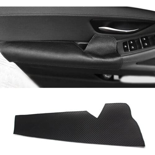 For BMW 5 Series F10 F18 2011- 2016 2017 Microfiber Leather Car Interior Driving Side Door Handle Armrest Panel Pull Trim Cover