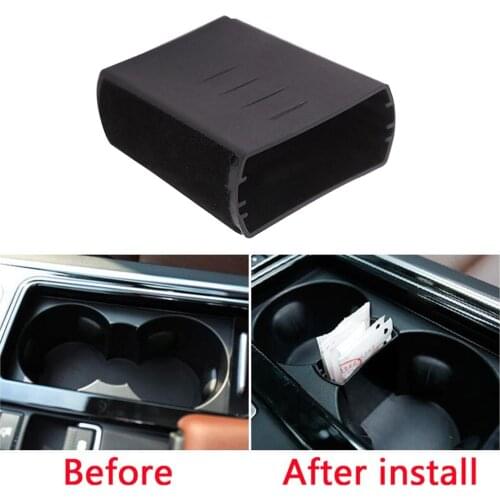For Jaguar F-Pace F pace fpace X761 2016 2017 XFL 2017 Car Styling Interior Storage box Cup holder Tray