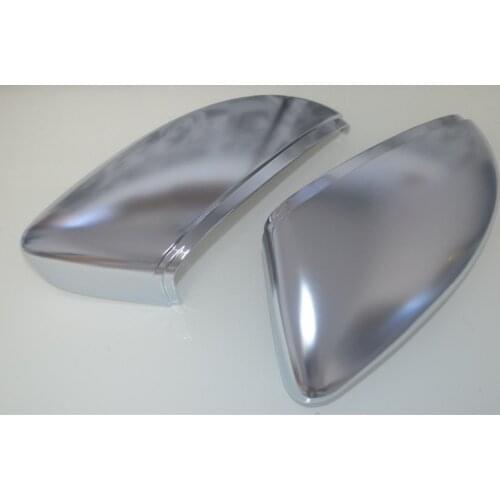 Matte Chrome Rear View Mirror Cover Side Wing Mirror Covers ABS Case Cap for VW Passat CC B7