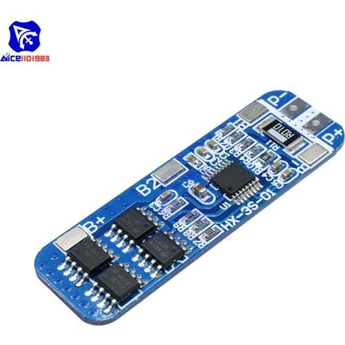 3S 10A 12V Lithium Battery Charger Protection Board Module for 3pcs 18650 Li-ion Battery Cell Charging BMS 11.1V 12.6V