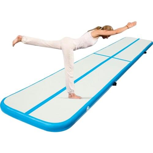 Free Shipping 6m 7m 8m Inflatable Track Gymnastics Mattress Gym Tumble Airtrack Floor Use For Yoga Training Tumbling wrestling