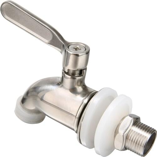 New Stainless Steel Wine Barrel Faucet Tap Replacement Beverage Drink Faucet Dispenser Tool For DIY Homebrew Wine Beer Kegs Tool