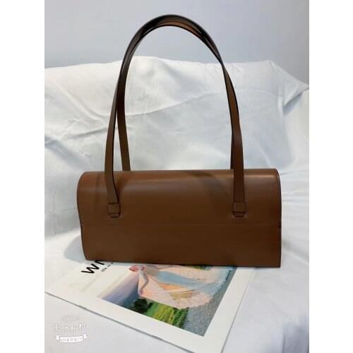 2021 New Design Leather Underarm Bag Fashion Exquisite Retro Shoulder Bag High Quality Baguette Bag For Women