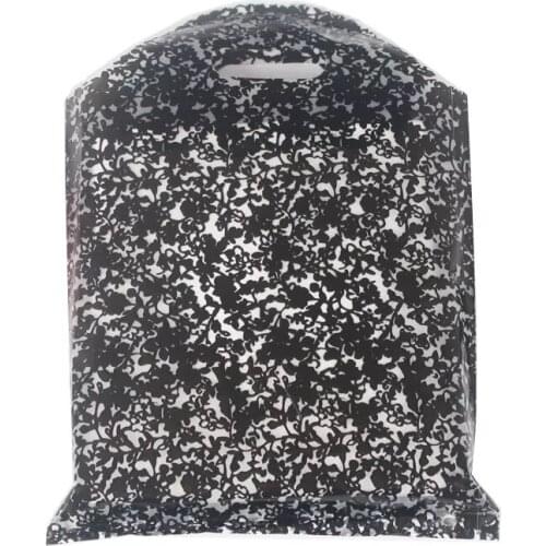 New Design Plastic Packaging Bags With Handle Small Gift Bags 50pcs/lot