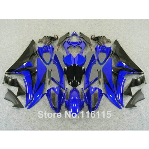 Fit for YAMAHA R6 2008 2009-2014 blue black fairings set YZF R6 08 - 13 14 custom fairing kit #2154 Full injection