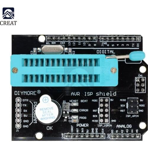 AVR ISP Programmable Expansion Shield Board Module For Arduino R3 Mega2560 Atmega328P Nano Pro Mini Module Bootloader