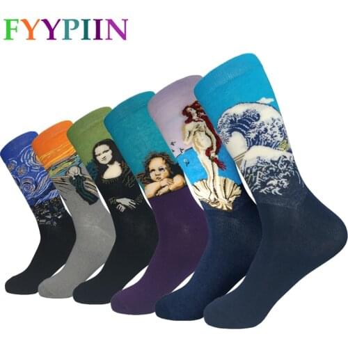 Sokken New Special Offer Calcetines Hombre 2019 Socks Mens Fashion Fun Sock Style Happy Socks, The Latest Trend Of Cotton