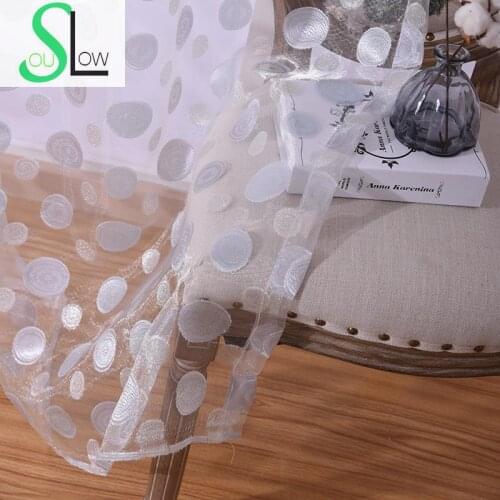 Slow Soul Modern Jacquard Little Wave Fresh Curtain Tulle Curtains For Living Room Kitchen 3d Bedroom Kids Blinds Cortinas Sheer