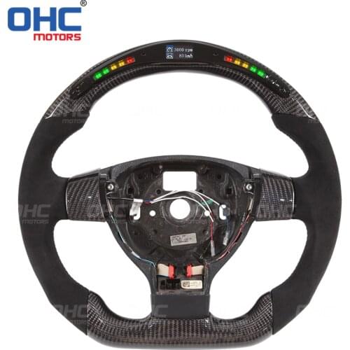 Carbon Fiber LED Steering Wheel compatible for MK5 GTI GLI R Line