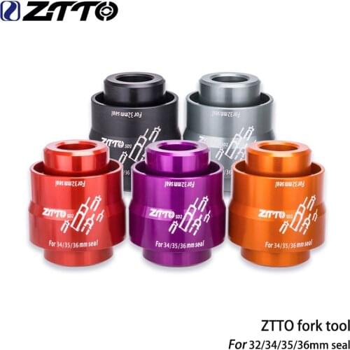 ZTTO MTB Bicycle Suspension Fork Oil Seal Driver Bike Dust Wiper Install Tool Fit for 32mm 34 35 36mm Tube Service Maintain Kits