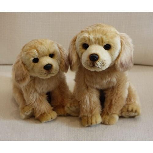 High quality long plush little Labrador super cute simulation baby dog doll home decoration Christmas birthday gifts for kid