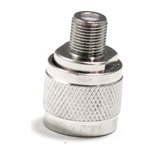 1pc N Male Plug switch F Female Jack RF Coax Adapter convertor Straight Nickelplated NEW wholesale