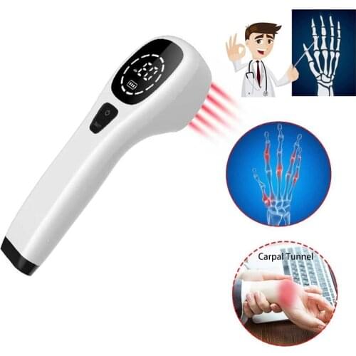 12pcs 650nm+4pcs 808nm Deep Tissue Cold Laser Therapy Laser Acupuncture Device for Pain Relief Treatment