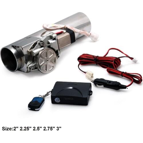 3.0" Electric I-Pipe Exhaust Downpipe Cutout E-Cut Out Valve System Kit+Remonte For VW PASSAT AUDI EP-CUT01G30