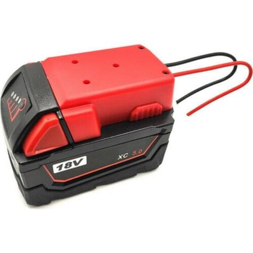 Battery Adapter With Fixing Holes For Milwaukee Dewalt 60V/20V/18V DCB M18 XC18 Power Connector Power Tool Accessories