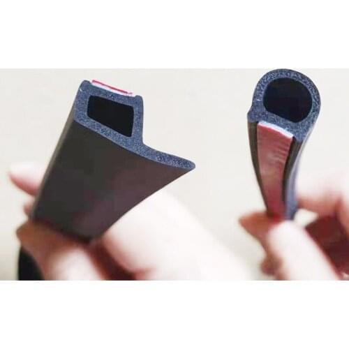 11pcs Car Soundproof Rubber Weather Draft Seal Strip Wind Noise Reduction Kit For Tesla Model 3 Door Seal Kit