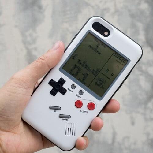 Phone Cases for iPhone X XS XR MAX 6 6S 7 8 plus Play Blokus Game Console Cover Protective Gift Fitted Case