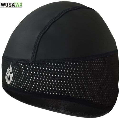 WOSAWE Fleece Cycling Cap PU leather Waterproof Winter Thermal Bicycle Cap Running Skiing Hiking Fishing Windproof Warm Headwear