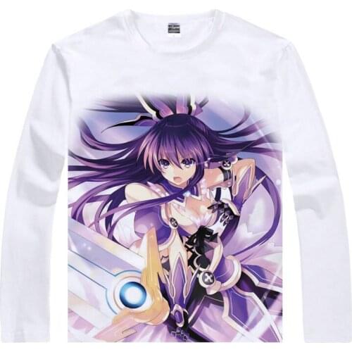 Date A Live T-Shirt Tohka Yatogami Shirt couple Long t-shirts Anime characters Casual Long t-shirts Janpanese Anime cute shirt a