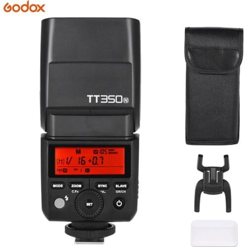 Godox Thinklite TT350N Mini 2.4G Wireless TTL Camera Flash Master & Slave Speedlite 1/8000s High Speed Sync. for Nikon Cameras