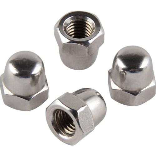 4Pcs M6 M8 M10 Acorn Cap Nut Cap Fit For Honda Suzuki Yamaha Motorcycle Dome Head Nut 6MM 8MM 10MM M6x1 M8x1.25 M10x1.25