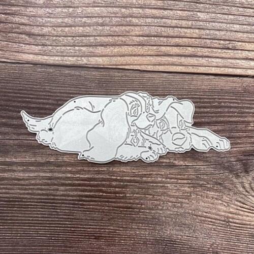 Metal Cutting Dies Stencils Dogs for Scrapbooking Stamp/Photo Album Decorative Embossing DIY Paper Cards
