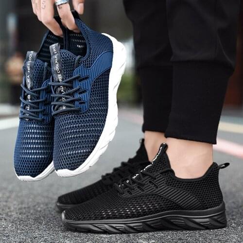 2020 Summer MenS Running Shoes Breathable Lightweight Sneakers For Young Boys Comfortable Casual Footwear Comfortable Sole