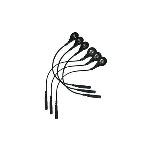 Wholesale Electrode Cables Female Snap Converter Cable to Button For Tens Massager