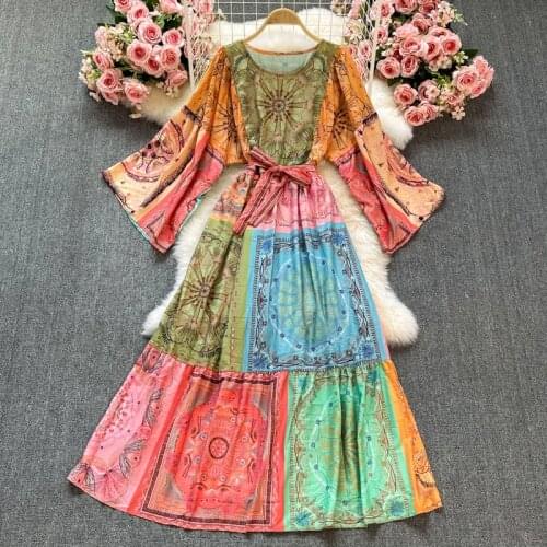 Orgreeter Flared Summer Dresses