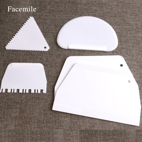 4Pcs/set Plastic Dough Pizza Cutter Pastry Slicer Blade Gift Bread Pasty Scraper Blade Kitchen Tool 51073