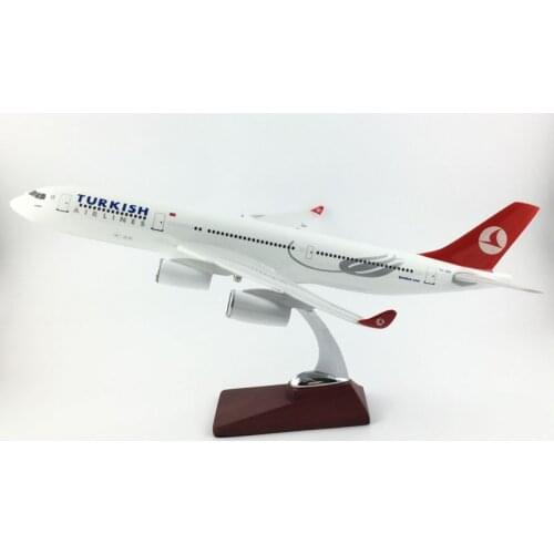 TURKISH AIRLINERS 45-47CM BOEING 747 TURKISH AIRLINES MODEL PLANE AIRCRAFT TOYS FOR CHILDREN BIRTHDAY GIFTS ORNAMENT