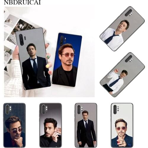 PENGHUWAN Robert Downey Jr Customer High Quality Phone Case for Samsung Note 3 4 5 7 8 9 10 pro M10 20 30