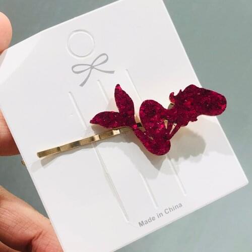 New 1Pcs Shiny Rainbow Unicorn Mermaid Hairpins For Girls Headwear Sweet Hair Clips Barrettes Women Fashion Hair Accessories