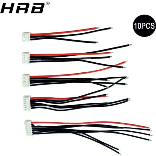 10PCS JST-XH JST XH Connectors Female Cable 3Pin 4Pin 5Pin 6Pin 7Pin Balance Charger Wiring 2S 3S 4S 5S 6S Lipo Battery RC Parts