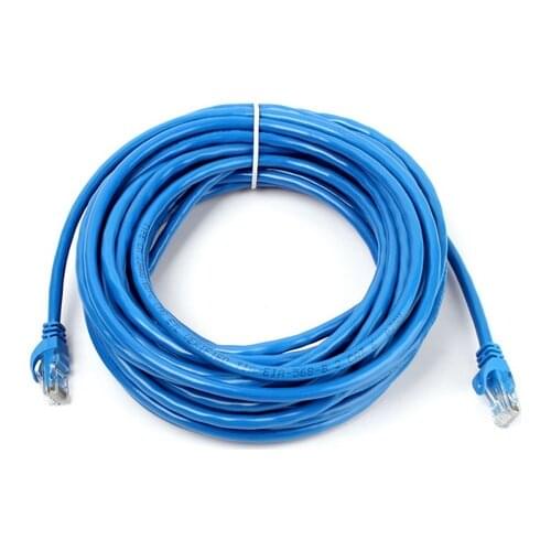16Feet Hot Sells CAT6 UTP BLUE Round Cable Ethernet Cables 5M Network Wire RJ45 Patch Cord Lan Cable Made In China