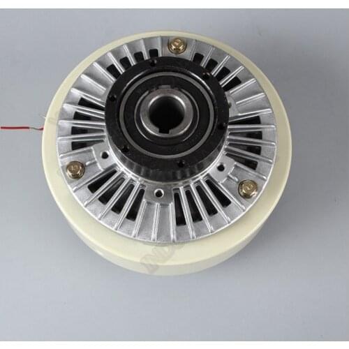 50Nm 5kg DC24V Hollow Shaft Magnetic Powder Clutch Winding Brake for Tension Control Bagging Printing Packaging Dyeing Machine