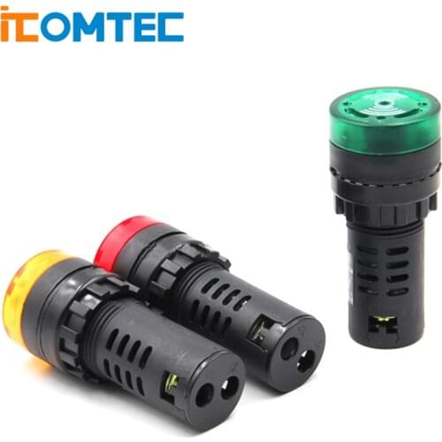 AD16-16SM Indicator light signal lamp Flash buzzer