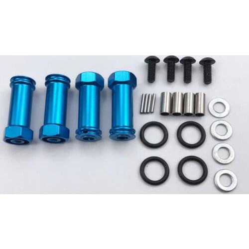 Wltoys 12428 12423 144001 FY-03 FY-06 FY-07 JJRC Q39 Q40 RC Car upgrade 12Mm Aluminum Wheel Hex Adapters Long 29Mm Extension