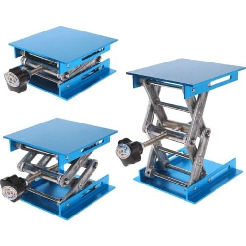 4"x4" Aluminum Router Lift Table Woodworking Engraving Lab Lifting Stand Rack