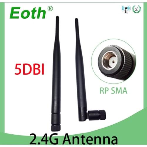 2.4GHz wifi antenn 5dBi Aerial RP-SMA Connector antena 2.4G antenne wi fi antenas wi-fi antennas Wireless Router Wifi Booster