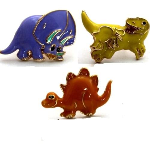 Free shipping 12pcs/ lot fashion jewelry accessories new design metal enamel animal badge brooch pin