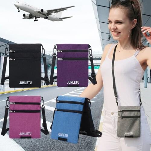 Phone Bag Case Passport Wallet Organizer Women Shoulder Purse Travel Card Cover Pouch Holder Waterproof Key Accessories