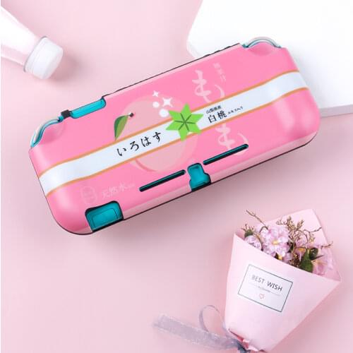 Minithink For Nintend Switch Lite Protective Case Silicone Case NS Soft Case TPU Storage Shell Girl Cute Anime Theme Accessories