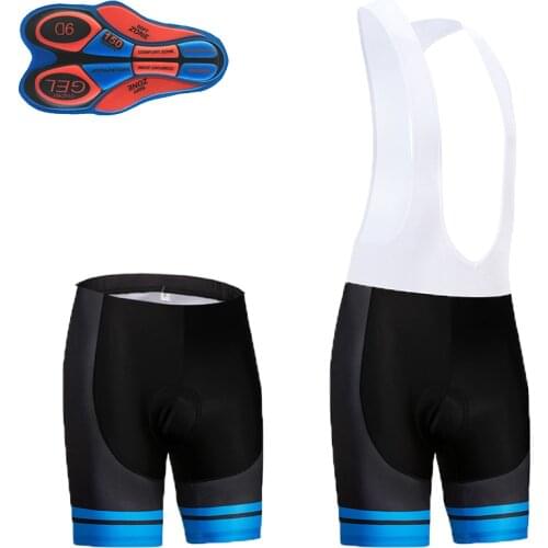 Black blue Mens Cycling Shorts MTB Bike Bicycle 9D Padded Bib Short MTB Shorts Mens Lycar Elastic Bicycle Shorts Pants XS-4XL