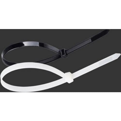 FTW 10pcs Nylon strap tie rope bike code table wireline line fixed bandage Self-locking wire cable collection finishing line L12