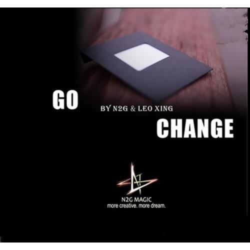 Go Change Magic Tricks (Gimmick+DVD) Signed Card to Envelope Magie Close Up Illusions Props Magia Toys Classic