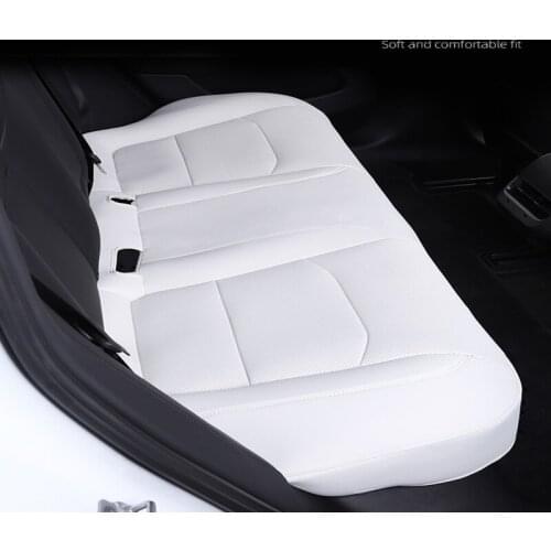 Suitable for Tesla model 3 Y cushion base three-piece set with breathable hole seat cushion seat cover accessories decoration