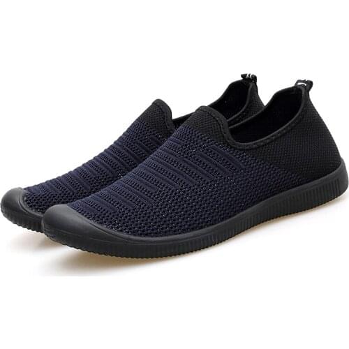 Masculino white mesh Breathable casual spring breathable solid sapato sneakers Shoes comfortable Light shoe knitting causal on